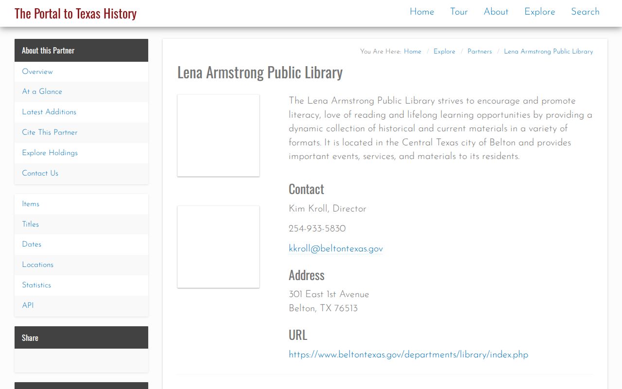 Belton city directory companion search in UNT digitized local collections