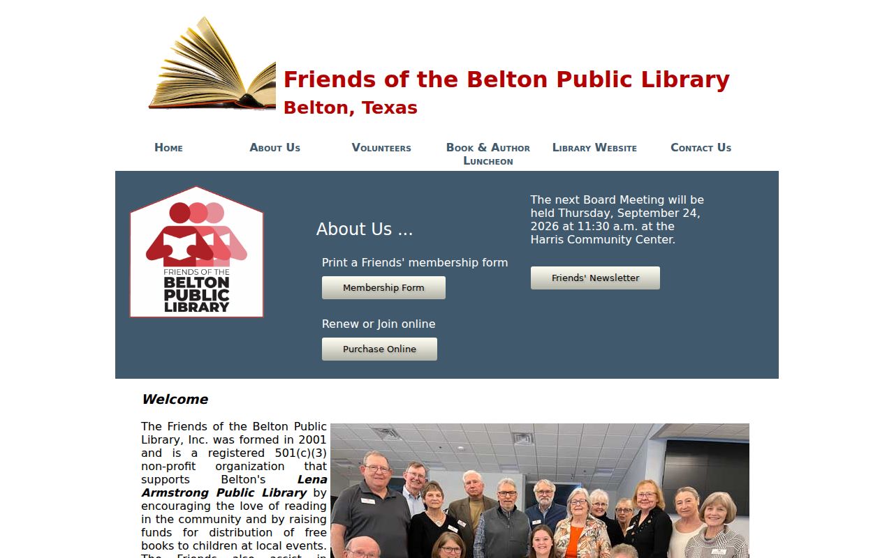 Belton city directory local-history lead from Friends of Belton Public Library